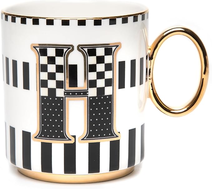 MACKENZIE-CHILDS My Mug, Decorative Ceramic Coffee Mug with Handle, H