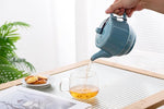 Load image into Gallery viewer, Teapot with Infuser Ceramic Tea Pot with Removable Stainless Steel Fliter for Loose Tea 15.80 OZ/450ml (1-2cups) Teapots for Tea Coffee Milk for Office Home Men Women as Gift(Sky Blue)