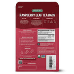 Load image into Gallery viewer, FGO Organic Red Raspberry Leaf Tea Bags, 100 Eco-Conscious Tea Bags, Caffeine Free, Imported from Germany, Reseable Bag, Packaging May Vary (Pack of 1)