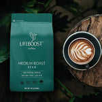 Load image into Gallery viewer, Lifeboost 3 Pack Medium Roast Whole Bean Coffee - Non-GMO Low Acid Single Origin USDA Organic Coffee - Third Party Tested For Mycotoxins &amp; Pesticides - 12 Ounces