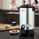 Load image into Gallery viewer, VEVOR Commercial Coffee Urn, 30 Cup 4.5 L Hot Beverage Dispenser with Dripless Faucet, Quick-Brewing Commercial Coffee Maker, Automatic Temperature Control, for Catering, Party, Church &amp; Restaurant