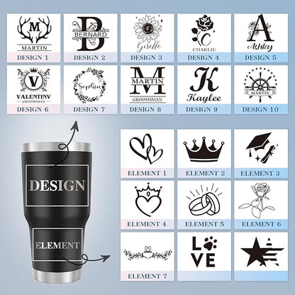Personalized Tumbler with Name, Custom Travel Coffee Mug,Customized 30 oz Stainless Steel Tumbler, Christmas Birthday Gifts for Women Men