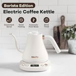 Load image into Gallery viewer, Mecity Electric Gooseneck Kettle With Keep Warm Function &amp; LCD Display Automatic Shut Off Coffee Kettle Temperature Control Pour Over Kettle 1200 Watt, 0.8L, 120V, Off White