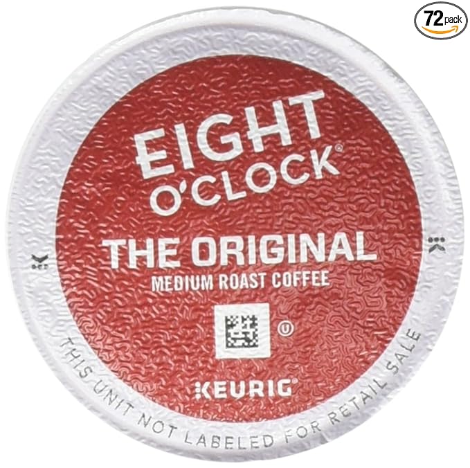 Eight O'Clock Coffee Original Blend K-Cups - 72 Count Box