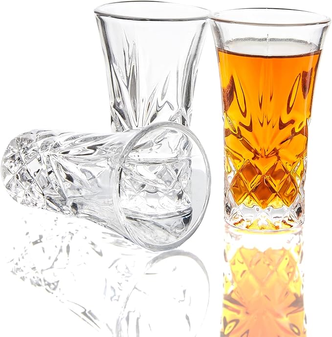 Tequila Glasses Heavy Base Shot Glass Cordial Glasses 2 OZ (3)