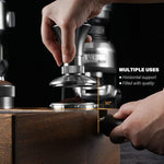 Load image into Gallery viewer, CrossCreek Coffee Knock Box | Fits 58mm Portafilter Holder | Tamping Station &amp; Distributor Stand | Large Wood Espresso Container | Espresso Accessories for Coffee Bar