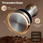 Load image into Gallery viewer, MHW-3BOMBER 51mm Espresso Tamper - 3 Spring Loaded Coffee Tamper with 15lb / 30lbs Replacement Springs - Barista Calibrated Tamper with Sound Feedback - Compatible with 51mm Portafilter T6174T-OS