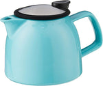 Load image into Gallery viewer, FORLIFE Bell Ceramic Teapot with Basket Infuser 26-Ounce/770ml, Turquoise