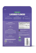 Load image into Gallery viewer, FGO Organic Dried Lavender Flowers, Extra Grade Dried Buds, Imported From France for Culinary or Sachet Bags, 16oz Bulk, Packaging May Vary (Pack of 2)