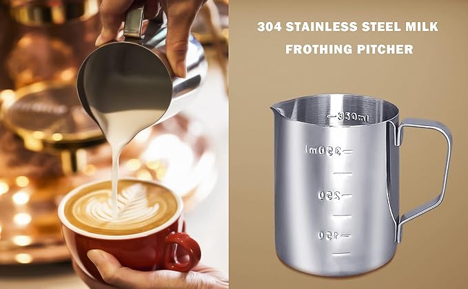 22 PCS Espresso Accessories Kit, 51mm Spring Loaded Calibrated Espresso Coffee Tamper Set with Tamper Mat, WDT Tool, Latte Art Kit, Frothing Pitcher and Towel for Coffee Making (51mm)