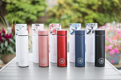 Teabloom - The ORIGINAL All-Brew Travel Tumbler & Thermos | OPRAH’s Favorite | 16oz/480ml Insulated Water Bottle/Tea Flask/Cold Brew Coffee Mug