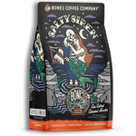 Load image into Gallery viewer, Bones Coffee Company Salty Siren, Sea Saled Caramel Chocolate Flavored Coffee, Medium Roast Low Acid Arabica Beans Compatible with Auto drip and French Press Coffee Maker, 12 Oz Whole Bean