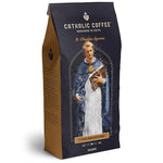 Load image into Gallery viewer, Catholic Coffee St. Thomas Aquinas | Medium Roast Ground Coffee – Floral Honey &amp; Lemongrass Notes | 12oz Bag – Catholic Gift Inspired by a Doctor of the Church