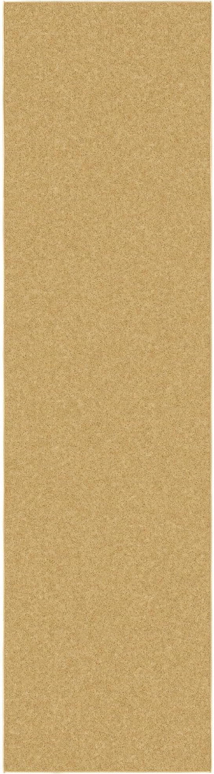 Ottomanson Hallway Runner Rug 2'7" x 9'10" Non Slip Solid Area Rugs Easy to Clean Laundry Rug Runner Durable & Pet Friendly Floor Carpet Runners for Hallways Entryway Living Room Kitchen, Beige