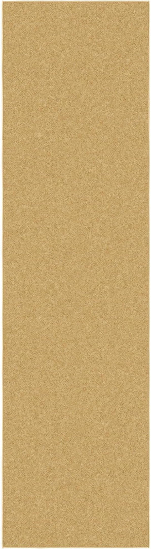 Ottomanson Hallway Runner Rug 2'7" x 9'10" Non Slip Solid Area Rugs Easy to Clean Laundry Rug Runner Durable & Pet Friendly Floor Carpet Runners for Hallways Entryway Living Room Kitchen, Beige