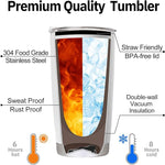 Load image into Gallery viewer, Personalized Tumbler with Pictures/Text - Custom Coffee Mug Cup 20 Oz with Lid - Customized Employee Appreciation Gifts - Christmas Gifts for Men Women - Customized By Enterprise (UV-printing)