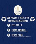 Load image into Gallery viewer, Organic Tea Pods with Moringa, Peppermint, Holy Basil &amp; Turmeric - Naturally Decaf Tea - Mental Focus by Teavity (36)