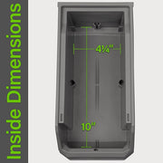 Plastic Containers for Organizing and Storage Bins for Closet, Kitchen, Office, Garage or Pantry Organization, Stackable Bins, Medium (11