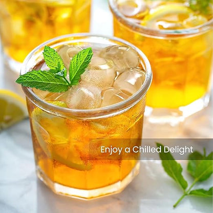 Countertop Ice Maker Machine with Handle, Portable Maker, 27lbs/24Hrs, 7Mins/9 Pcs ice Cubes, Self-Cleaning Table Top Maker with Ice Basket/Scoop, for Home/Kitchen/Office(Stainless Steel Black)