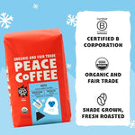 Load image into Gallery viewer, Peace Coffee Yeti Cold Brew Blend | 20 oz Medium Roast Whole Bean | Organic Fair Trade | Smooth, Rich Flavor | Shade Grown, Fresh Roasted