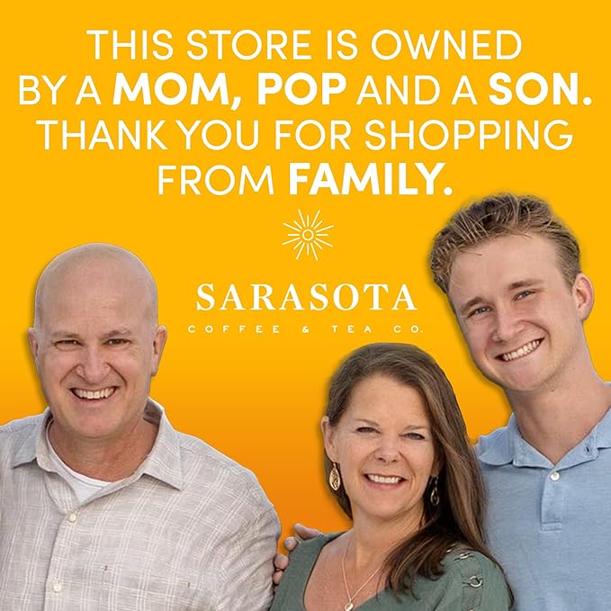 Sarasota Coffee Ground Packets | Gourmet Medium Roast Bulk Packs | Breakfast Blend | Low Acid Mold Free Individual Single Pot Pouches for 12 Cup Coffee Maker | 2 Ounce Bags, 36 Count