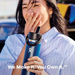 Load image into Gallery viewer, Hydro Flask Water Bottle - Insulated Stainless Steel - Wide Straw Lid, Non Spill, Leakproof in 24 Oz Ivory