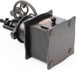 Load image into Gallery viewer, Coffee Grinder,Wooden Coffee Bean Grinder Manual Coffee Grinder Roller, Antique Coffee Mill with Cast Iron Hand Crank for Making Mesh Coffee, Decoration, Best Gift (Black (four deformation base))