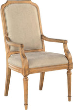 Load image into Gallery viewer, Hekman Wellington Hall Upholstered Dining Arm Chair, Wooden Frame, Upholstered, Vintage Home Décor, Wooden Chair with Arms, Comfortable Seating, Durable, Ideal for Dining Room and Living Area