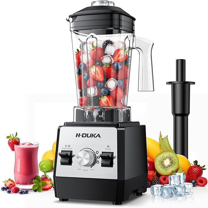 Blender for Smoothies 64 oz Capacity Countertop Blenders for Kitchen Powerful Smoothie Blender with BPA Free Container, Ice Crushing, Frozen Drinks, Puree, Protein Shakes,Dishwasher Safe