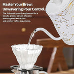 Load image into Gallery viewer, Water Kettle Electric Gooseneck Kettle with 50pcs Coffee Filter,±1℉ Temperature Control, Stainless Steel, Matte Material,Fast Heating, Ideal for Precise Pour-Over Coffee and Tea