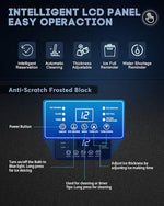 Load image into Gallery viewer, Upgraded Commercial Ice Maker - 130LBS/24H with 35LBS Storage Bin, 15" Wide Frosted Black Undercounter/Freestanding Ice Machine for Home Bar &amp; Outdoor Use - Produces 45 Ice Cubes