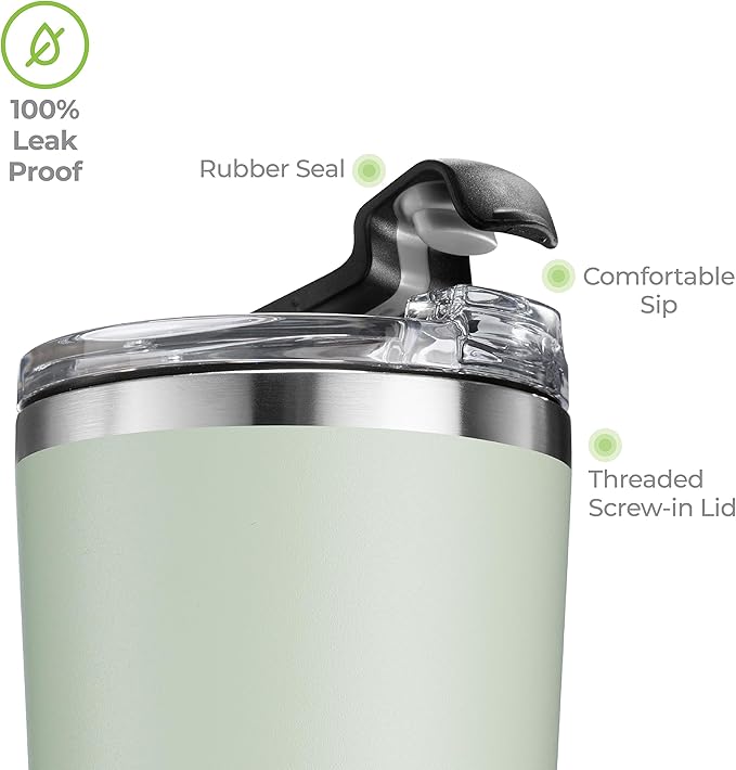 SIPX™ Triple-Insulated Tumblers - 16oz. Premium Modern Tumbler With Lid, insulated Cup Keeps Hot For 6 Hours, Stainless Steel Tumbler Made Of Sustainable Material, Coffee Travel Mug For Home & Office