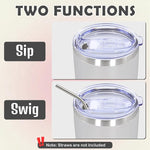 Load image into Gallery viewer, 20oz Tumbler Bulk Stainless Steel Tumbler Cup with Lid Vacuum Insulated Double Wall Travel Mug, Durable Powder Coated Travel Coffee Tumbler Mug for Hot &amp; Cold Drinks, White,12 Pack