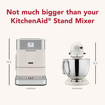 KitchenAid Fully Automatic Espresso Machine KF6, KES8556PL, Porcelain White