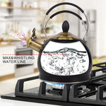 Load image into Gallery viewer, Whistling Tea Kettle Stainless Steel Teapot, Teakettle for Stovetop Induction Stove Top, Fast Boiling Heat Water Tea Pot 2.6 Quart