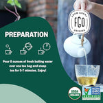 Load image into Gallery viewer, FGO Organic Peppermint Tea, 100 Count, Eco-Conscious Tea Bags, Caffeine Free, Packaging May Vary (Pack of 1)