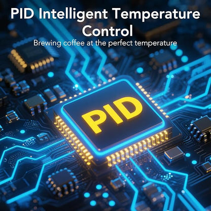 Kndko Espresso Machine, 20 Bar Espresso Coffee Maker with Steam Milk Frother, Compact Stainless Steel Coffee Machine with 40.5oz Removable Water Tank for Espresso, Latte, Cappuccino, Iced Coffee