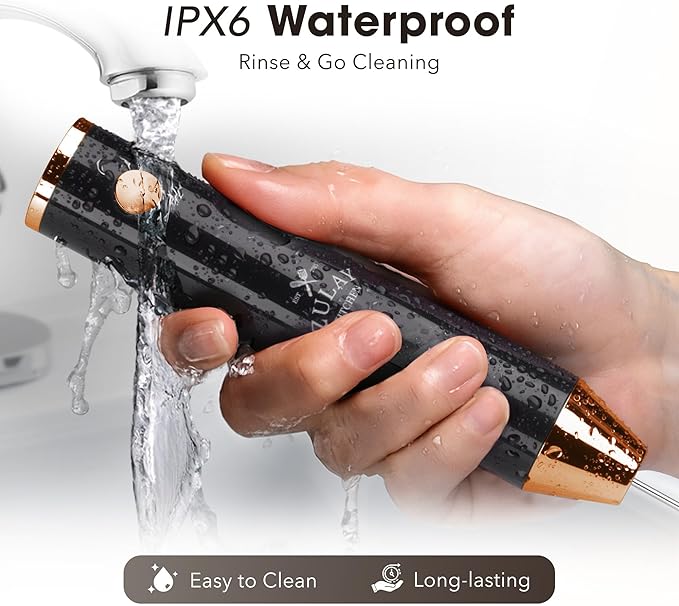 Zulay Kitchen Lux Rechargeable Milk Frother Handheld, 4 Included Whisks - Powerful 2-Speed Motor, Fully Waterproof, 2000mAh Battery - Drink Mixer For Latte, Cappuccino, Matcha, Protein Powder