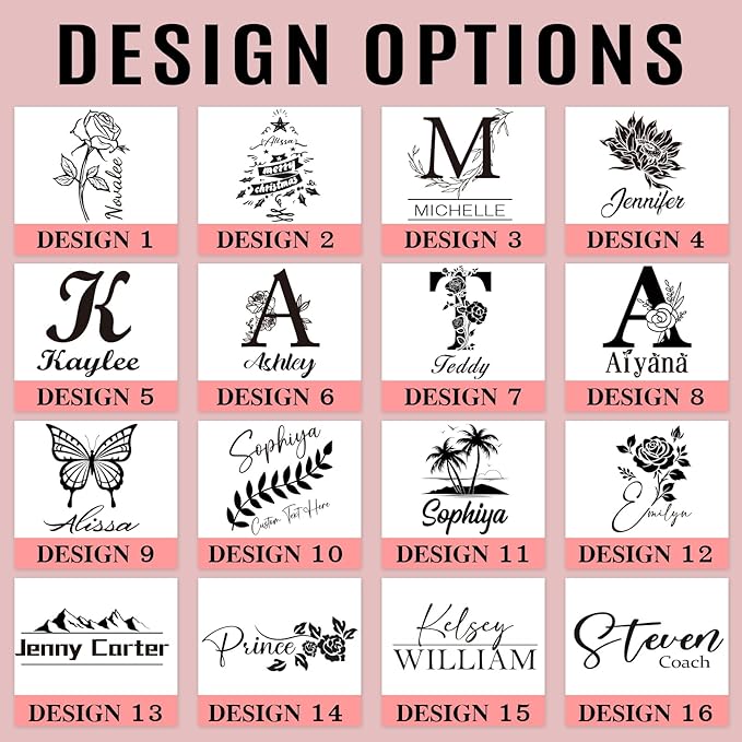 Personalized Tumblers with Engraved Name, Personalized Birthday Gifts for Men Women, Custom 40oz Stainless Steel Coffee Tumbler with Lids and Straws, Custom Travel Cup (40oz Engraved Tumbler)