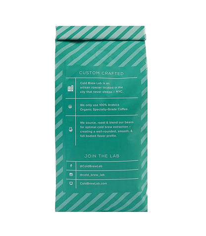 Cold Brew Organic Breakfast Blend Coffee, Coarse Ground, Medium Roast, 2 LB, for Cold Brewing & French Press