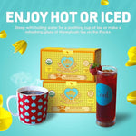 Load image into Gallery viewer, Caffeine Free South African Honeybush Tea 40 Decaf Tea Bags - Premium Tea Safe for Children, Pregnant Women and Nursing Moms – Naturally Sweet, Sustainably Sourced and Ethically Farmed in South Africa