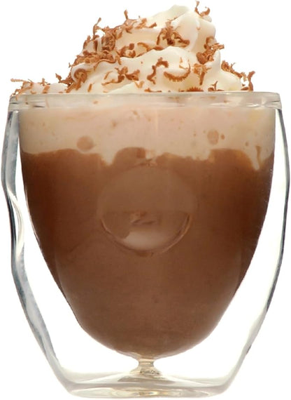 Ozeri Moderna Artisan Series Double Wall Beverage and Espresso Shot Glasses, 2-Ounce, Set of 4