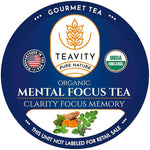 Load image into Gallery viewer, Organic Tea Pods with Moringa, Pepeppermint, Holy Basil &amp; Turmeric - Naturally Decaf Tea - Mental Focus by Teavity (12 Tea Pods)