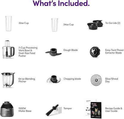 nutribullet Triple Prep System NBKS50100, Black