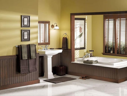 Moen YB2224ORB Brantford Collection 24-Inch Bathroom Single Towel Bar, Oil Rubbed Bronze