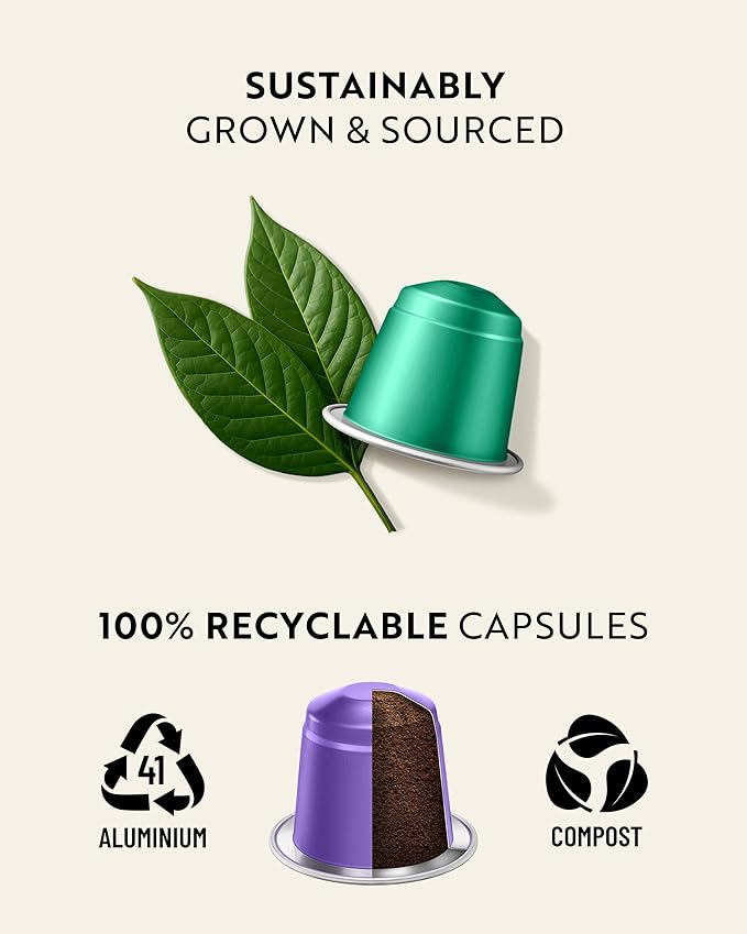 ROSSO CAFFÈ 60 Espresso Coffee Pods for Nespresso Original Machines - Pack of Rich and Bold Capsules, 3 Premium Intense Dark Flavors