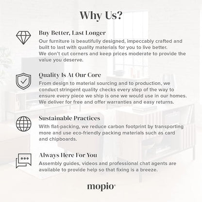 mopio Dylan Coffee Table, Small Round Coffee Table Set, 2 Piece Solid Wood, Boho, Farmhouse, Rustic, Modern, Circle, Living Room Table, Nesting Tables, with Sturdy Durable 3-Leg (Round Nesting Tables)