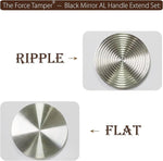 Load image into Gallery viewer, The Force Tamper Automatic Impact Coffee Tamper Adjustable Const Pressure and Autoleveling Extend Set New (Jelly-Black Mirror AL, 58.35mm)