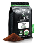 Load image into Gallery viewer, The Bean Organic Coffee Company Water Processed DECAF South America Blend, Medium Roast, Ground Coffee, 16-Ounce Bag, Café Molido Tostado Orgánico descafeinado