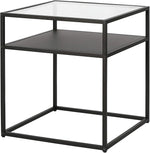 Load image into Gallery viewer, Ada 20'' Wide Square Side Table in Blackened Bronze